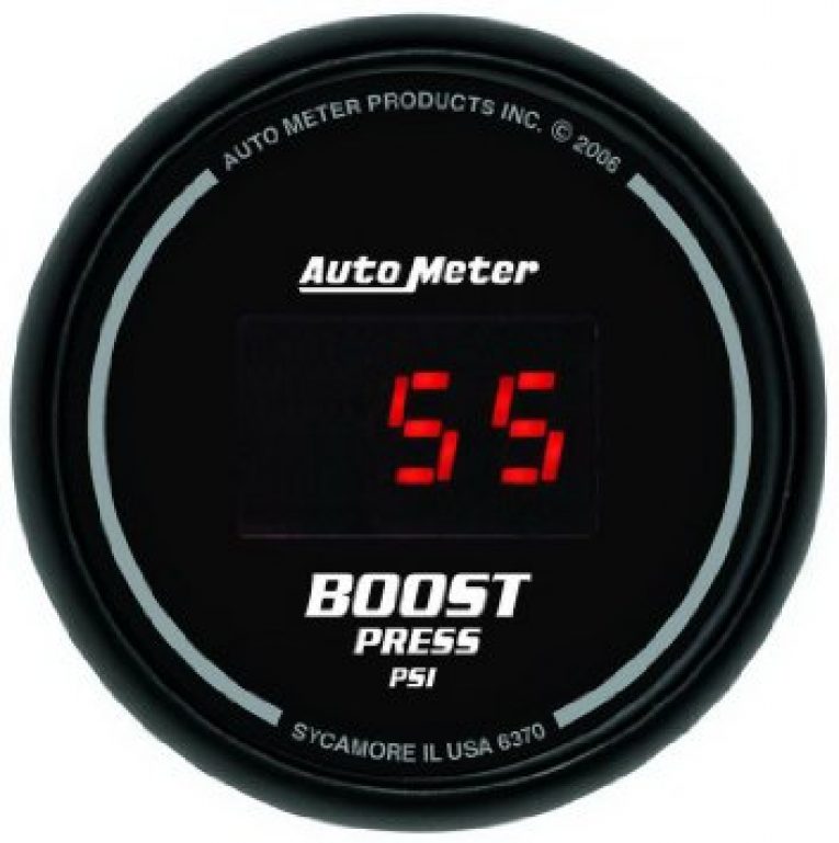 Presión de Turbo Autometer Z Series – 60 PSI