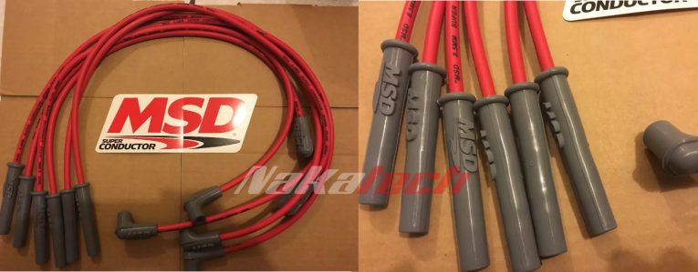 Cables de Bujías MSD para Motores 4, 6 y 8 Cilindros
